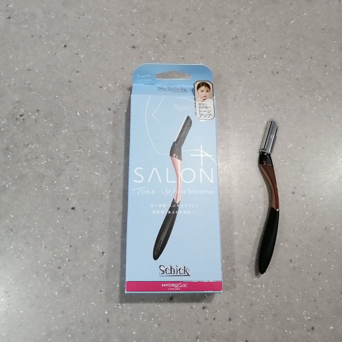 サロンプラス トーンアップ フェイススムーサー ホルダー（刃付き）/サロンプラス/シェーバーを使ったクチコミ（1枚目）