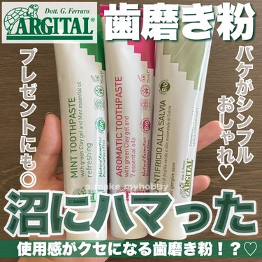 グリーンクレイ歯みがき(アロマティック)/ARGITAL/歯磨き粉を使ったクチコミ（1枚目）