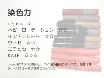 リシェ カラーリング アイブロウマスカラ/Visée/眉マスカラを使ったクチコミ(6枚目)