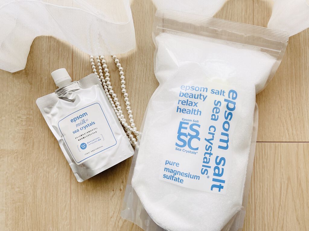 シークリスタルス エプソムソルト オリジナル/sea crystals/無機塩系入浴剤を使ったクチコミ（2枚目）