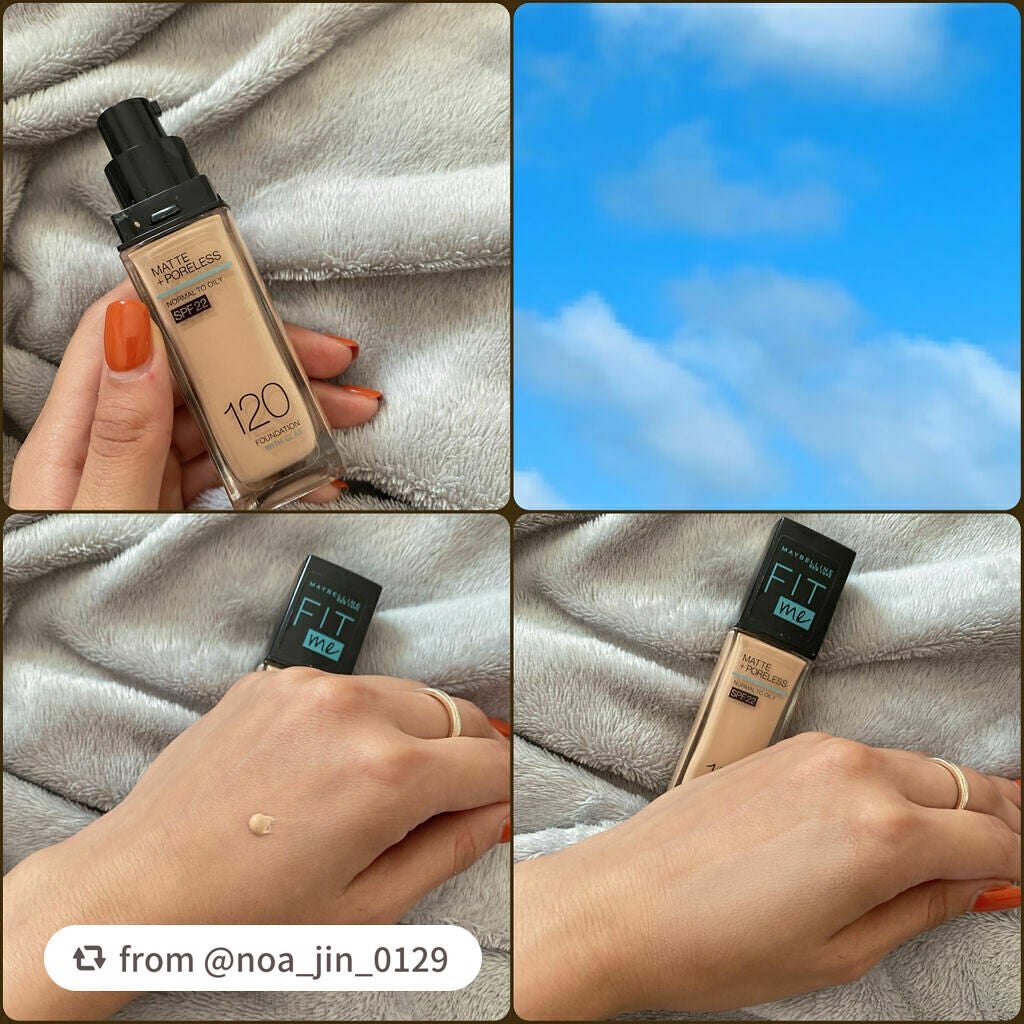 フィットミー リキッドファンデーション R/MAYBELLINE NEW YORK/リキッドファンデーションを使ったクチコミ(2枚目)