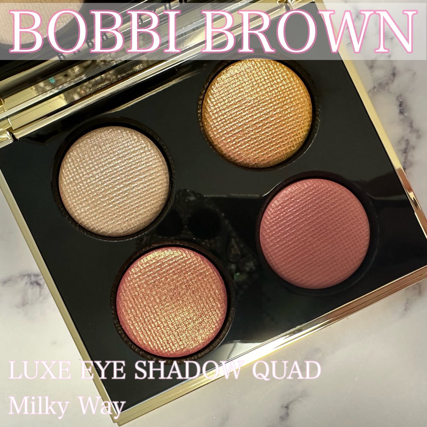 リュクス アイシャドウ クォード グロウ ウィズ ラブ コレクション/BOBBI BROWN/アイシャドウパレットを使ったクチコミ(1枚目)