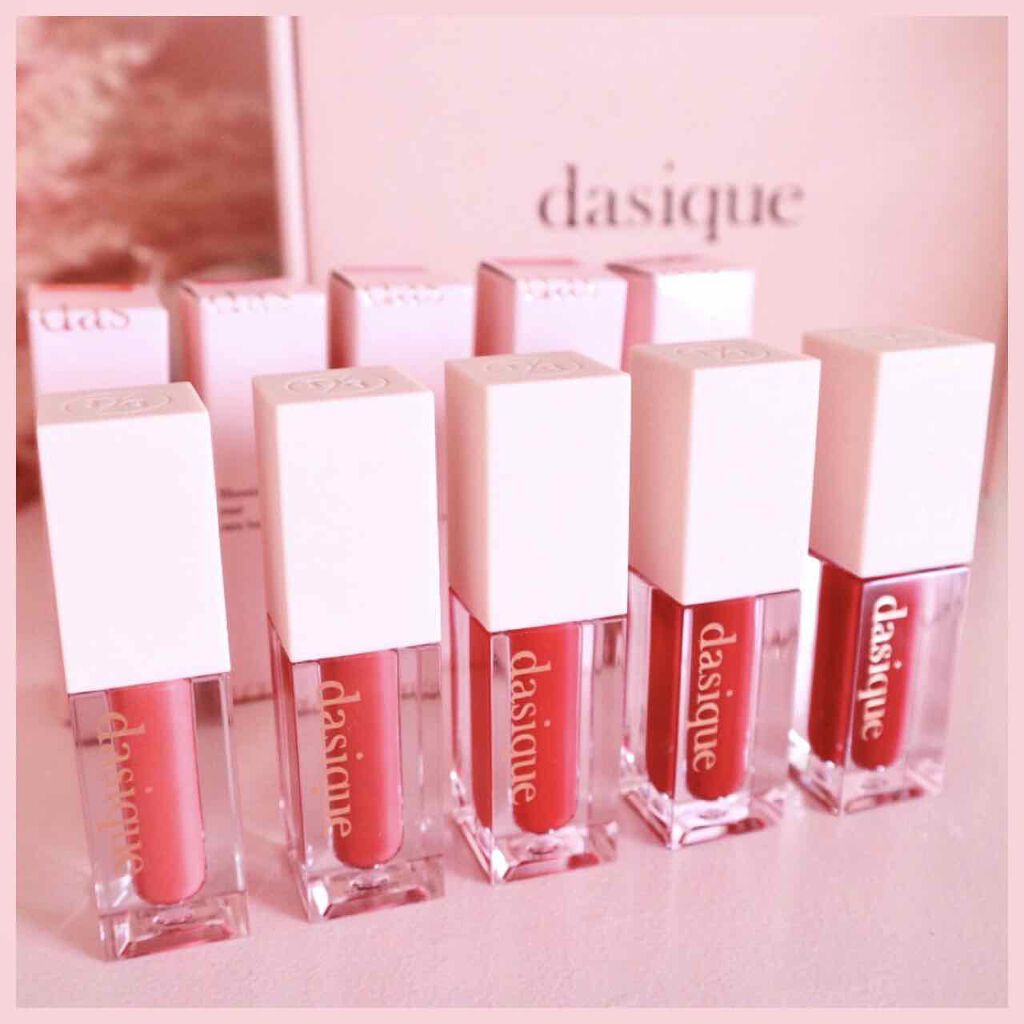 ウォーターグロスティント #03 Heart wave/dasique/リップティントを使ったクチコミ（2枚目）