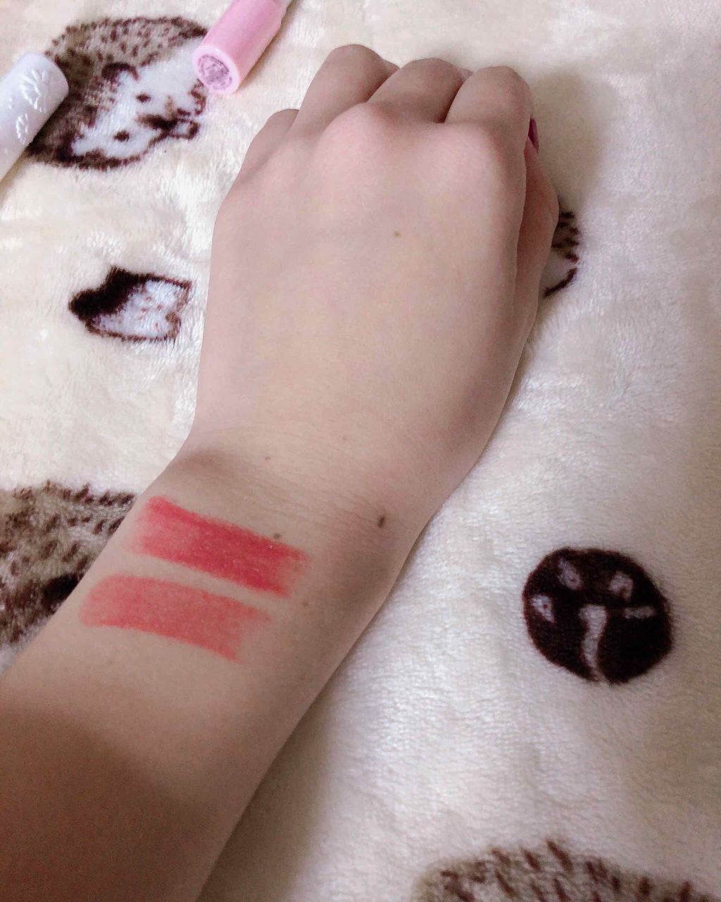Blooming Kitty リップスティック/DAISO/口紅を使ったクチコミ（1枚目）
