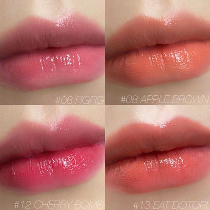 ジューシーラスティングティント/rom&nd/リップティントを使ったクチコミ(3枚目)