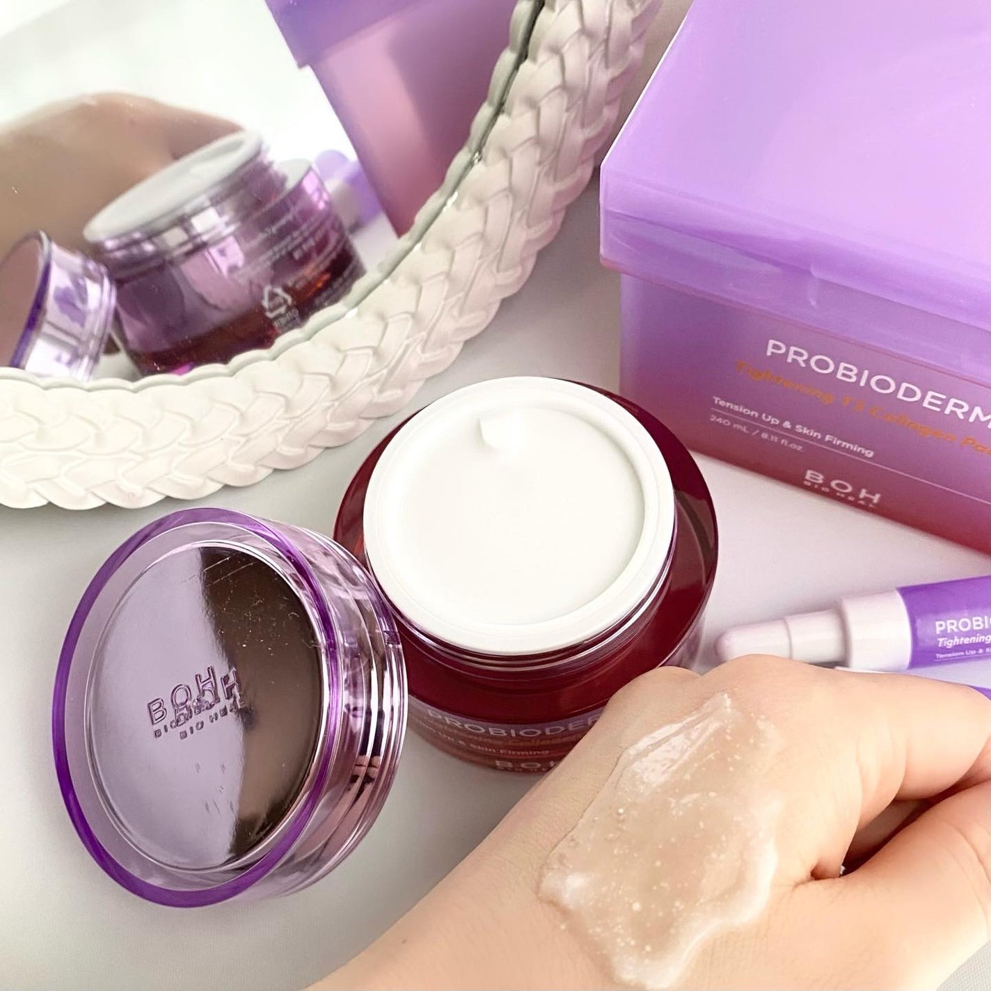 プロバイオダームタイトニングコラーゲンクリーム/BIOHEAL BOH/フェイスクリームを使ったクチコミ(4枚目)