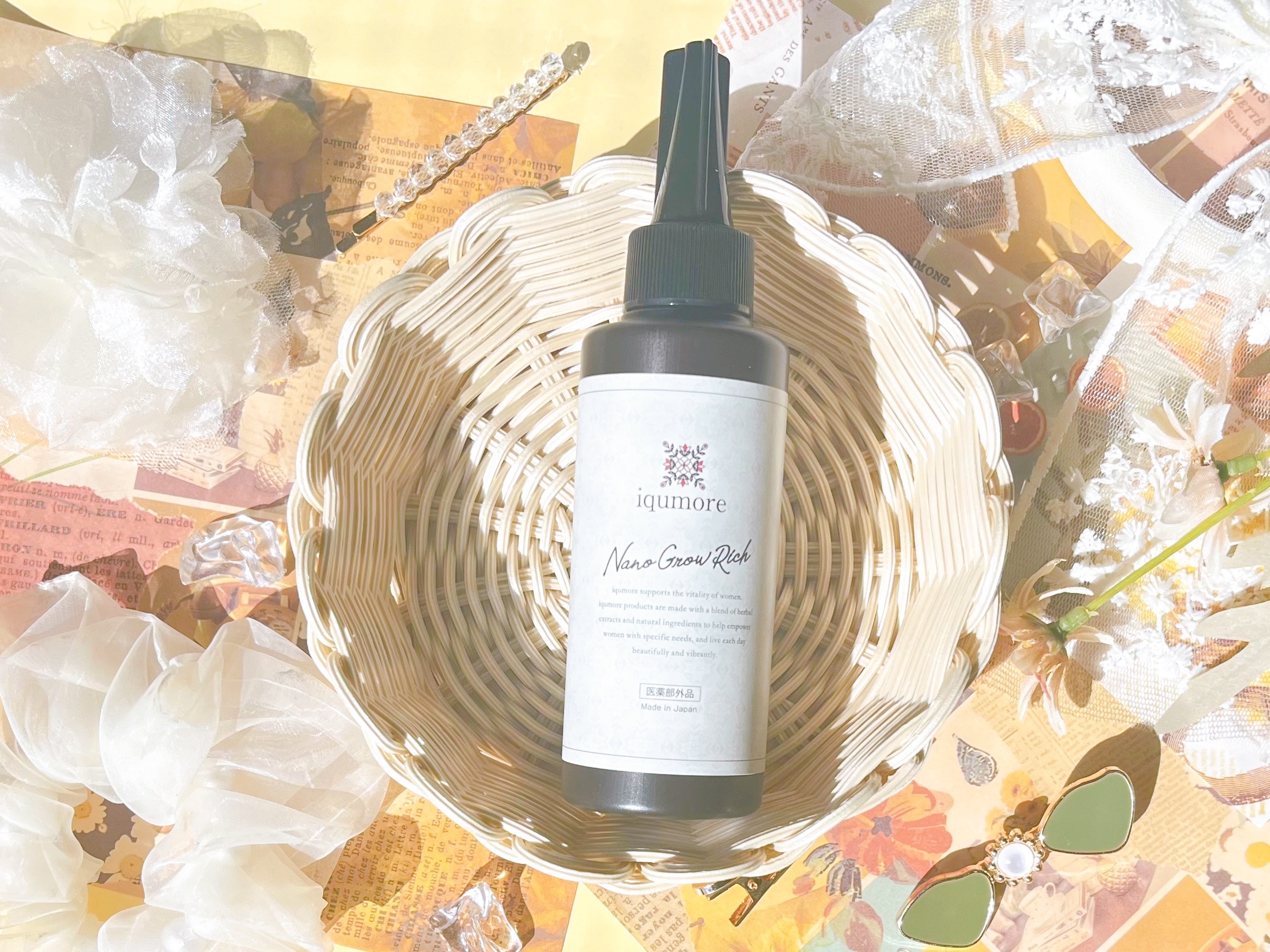 ナノグロウリッチ/iqumore/頭皮ローションを使ったクチコミ（1枚目）