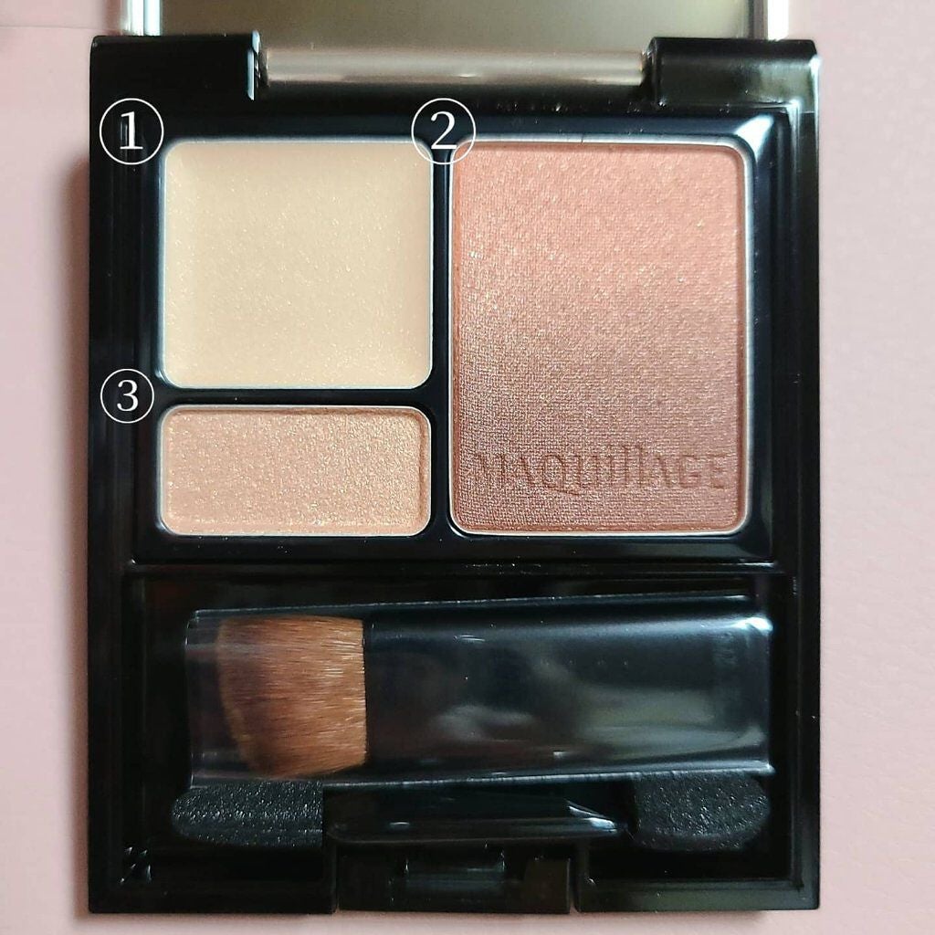 ドラマティックスタイリングアイズS/マキアージュ/アイシャドウパレットを使ったクチコミ(3枚目)