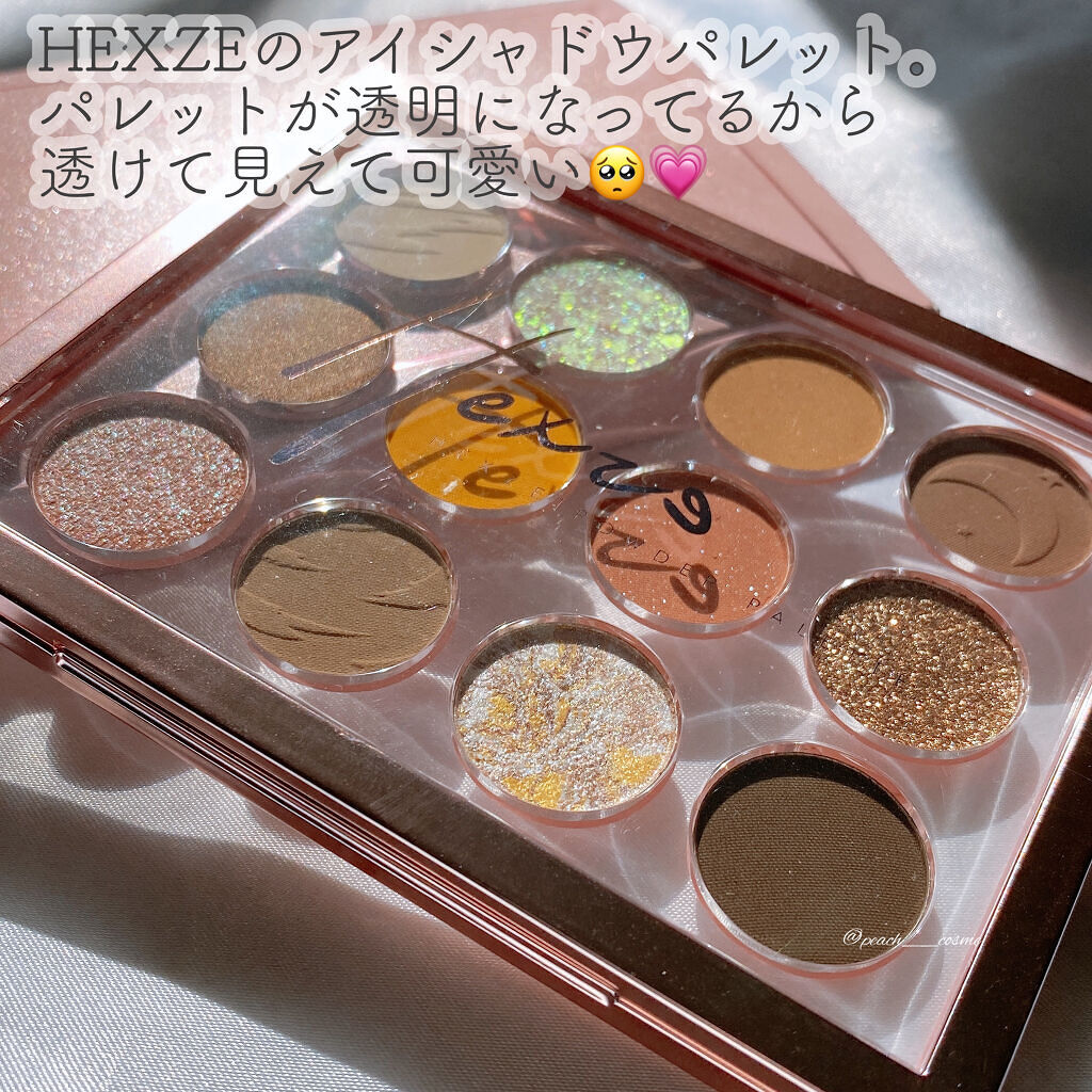 Hexze 12色 アイシャドウパレット プロアイ パレット アイプランナーパレット メイクパレット 高発色/HEXZE（ヘックスゼ）/アイシャドウパレットを使ったクチコミ（2枚目）