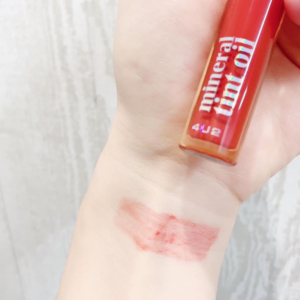 ミネラルティントオイル/4U2/リップティントを使ったクチコミ(4枚目)