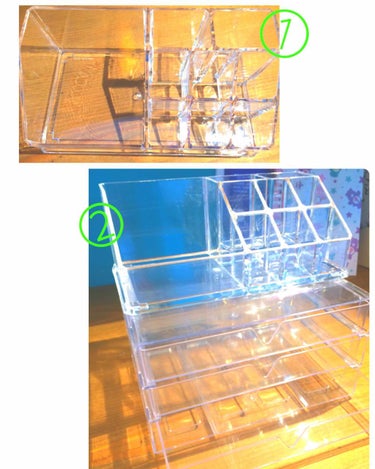 化粧収納ケース/DAISO/その他化粧小物を使ったクチコミ（2枚目）