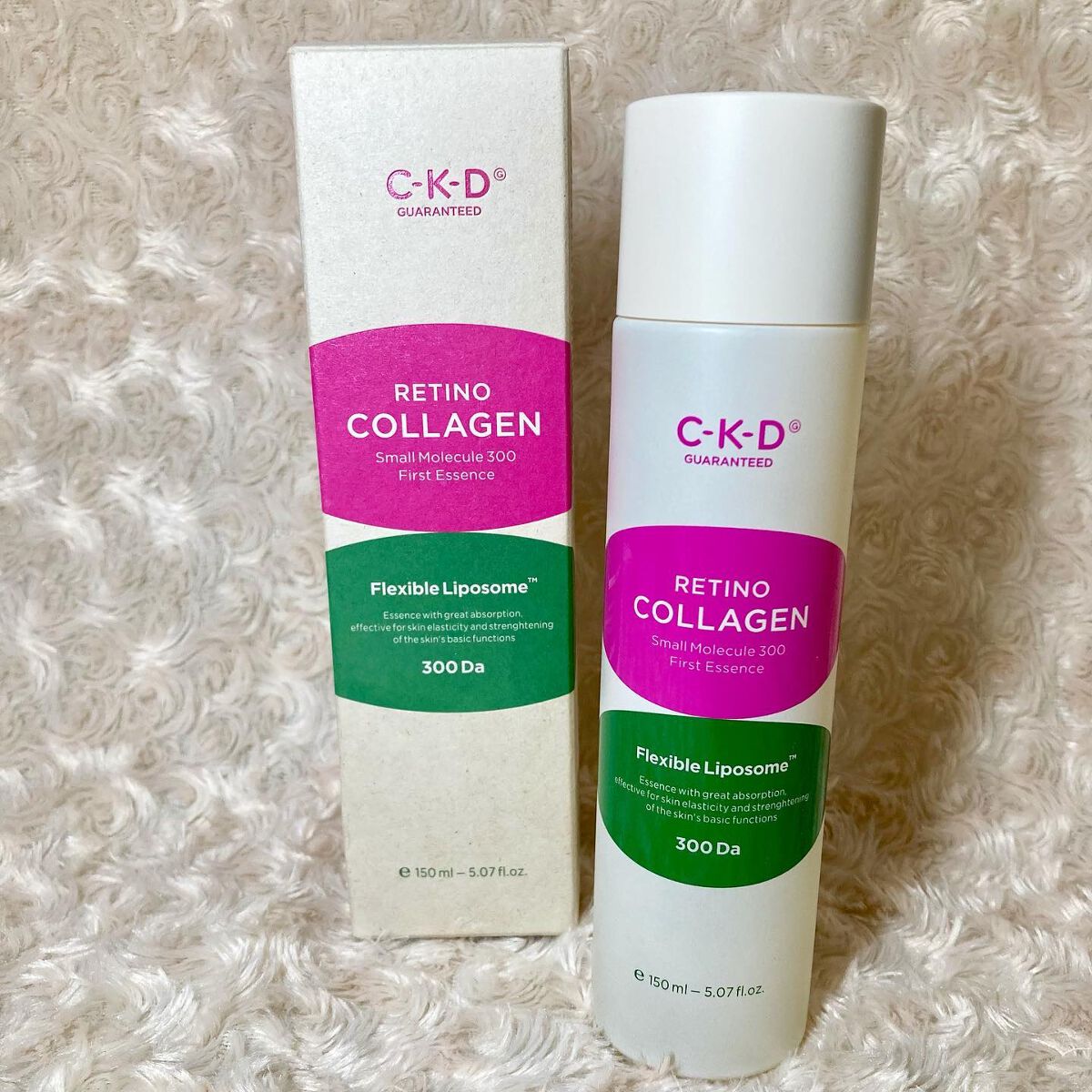 ちゃんぶぅ 投稿ある方フォロバします💕 on LIPS 「C-K-Dレチノコラーゲン低分子300ファーストエッセンス🤩ス..」(2枚目)