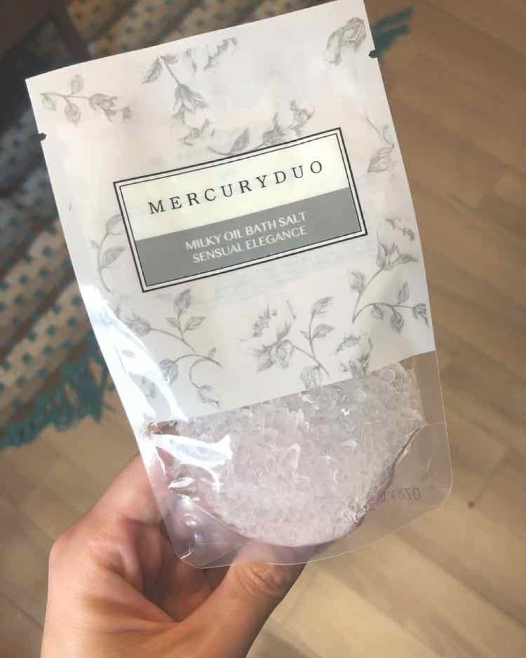 MERCURYDUO MILKY OIL BATH SALT/R&/無機塩系入浴剤を使ったクチコミ（1枚目）