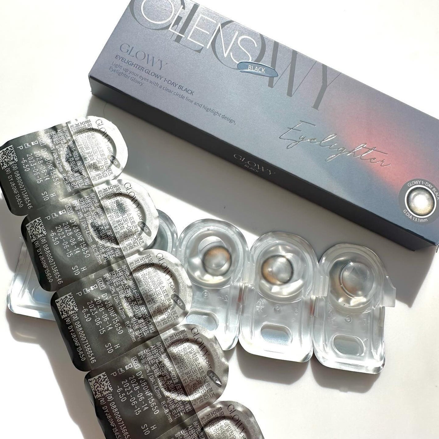 Glowy 1day/OLENS/ワンデー(1DAY)カラコンを使ったクチコミ(2枚目)