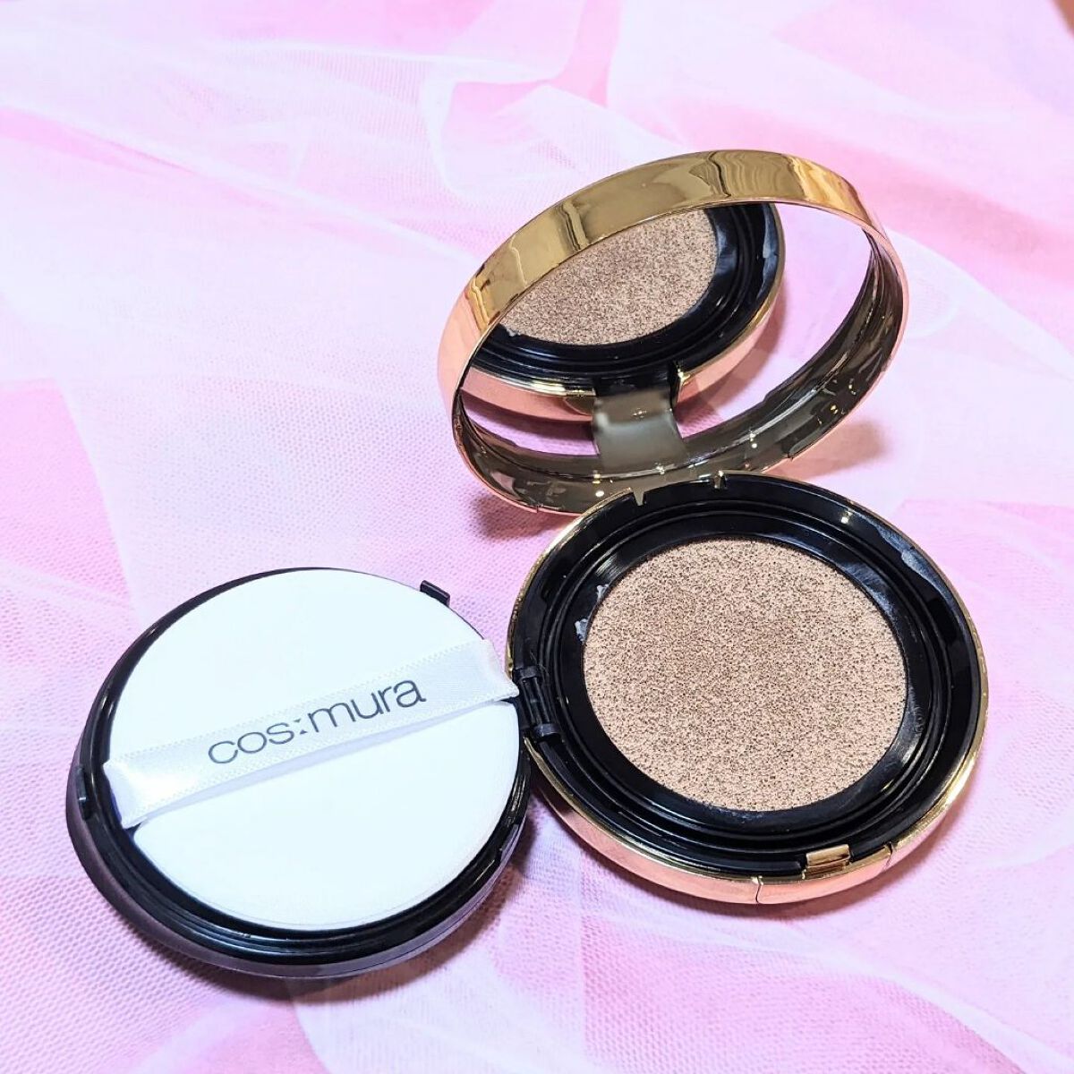 デュアルグローフィットクッション/cos:mura/クッションファンデーションを使ったクチコミ（3枚目）