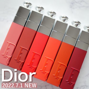 ディオール アディクト リップ ティント 641 ナチュラル レッド タンジェリン/Dior/口紅を使ったクチコミ（1枚目）