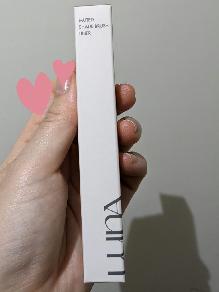 LUNA ミューテッドシェードブラシライナーのクチコミ「LUNAのミーテッドシェードブラシライナーです☆
お色は2番のラテブラウンにしてみました。
な.....」（2枚目）