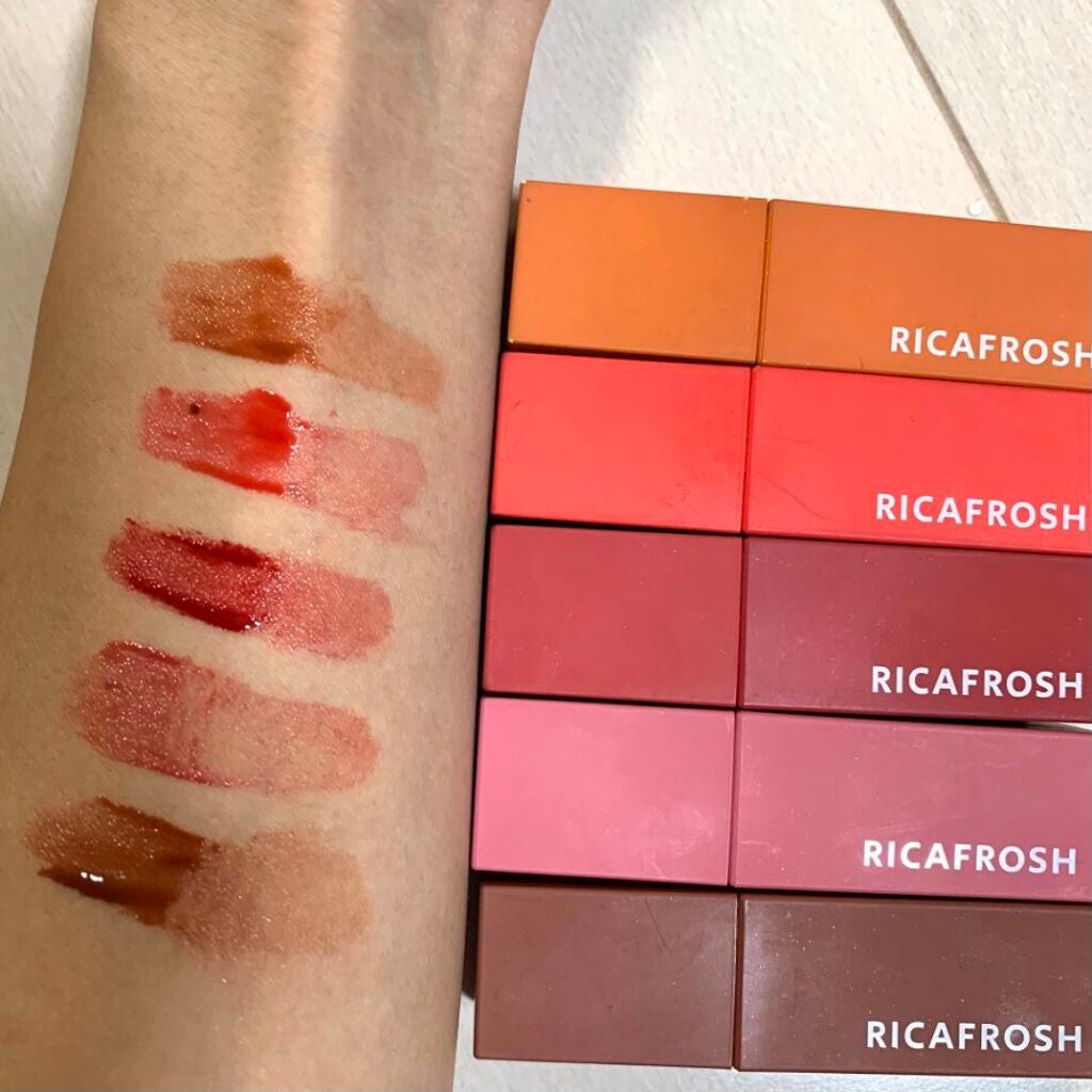 ジューシーリブティント/RICAFROSH/リップティントを使ったクチコミ(3枚目)