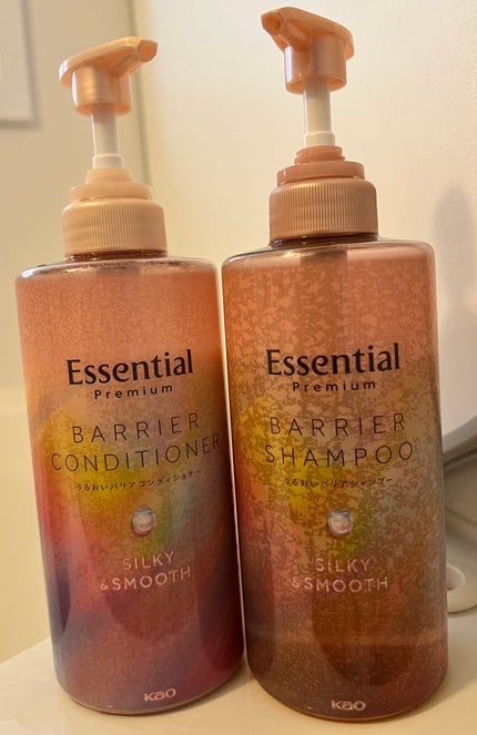 エッセンシャルプレミアム バリアシャンプー・コンディショナー シルキー&スムース/エッセンシャル/市販シャンプーを使ったクチコミ(1枚目)