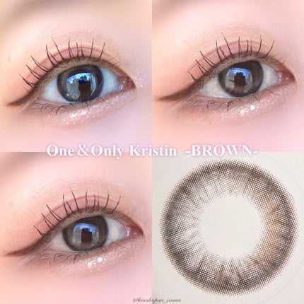 One & Only Kristin/Hapa kristin/カラーコンタクトレンズを使ったクチコミ(3枚目)