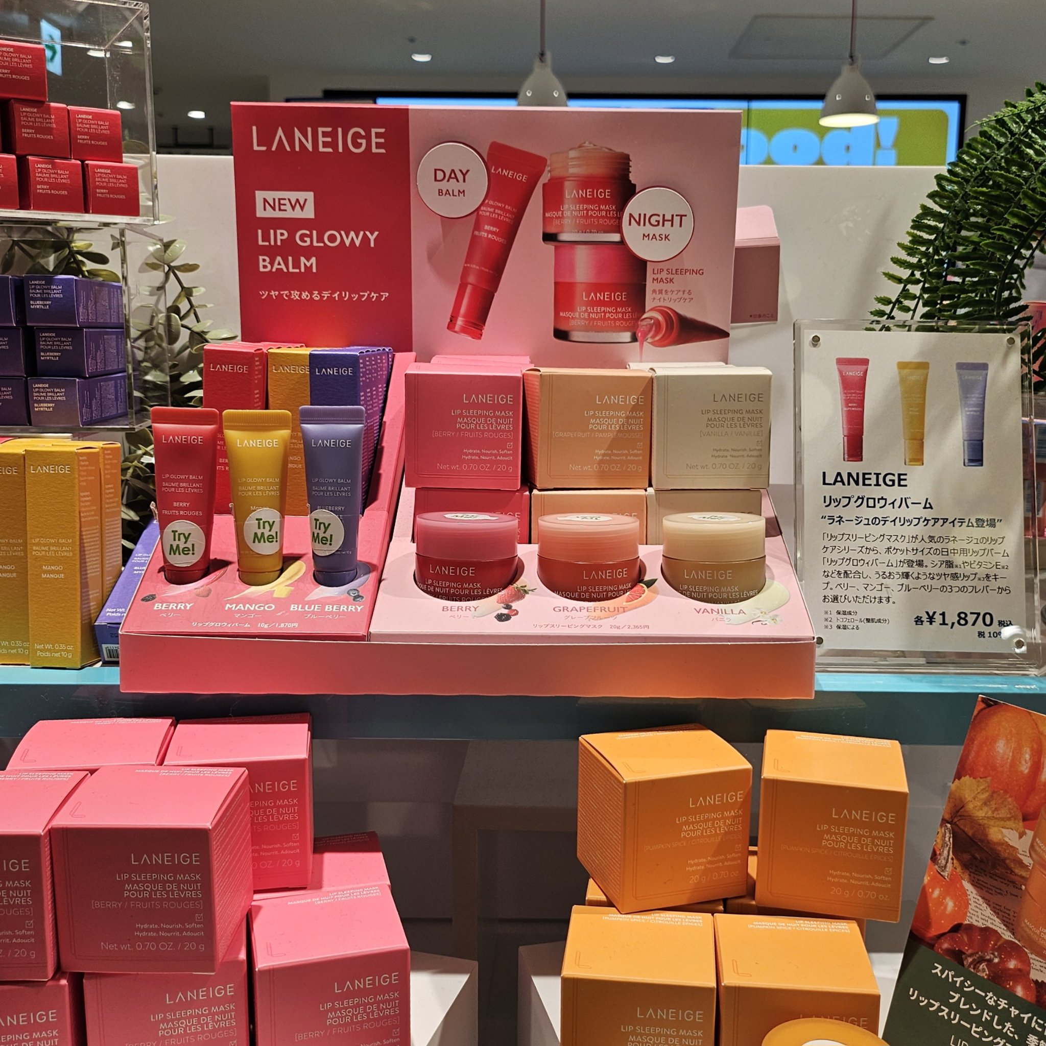 リップグロウィバーム マンゴー/LANEIGE/リップバームを使ったクチコミ（3枚目）