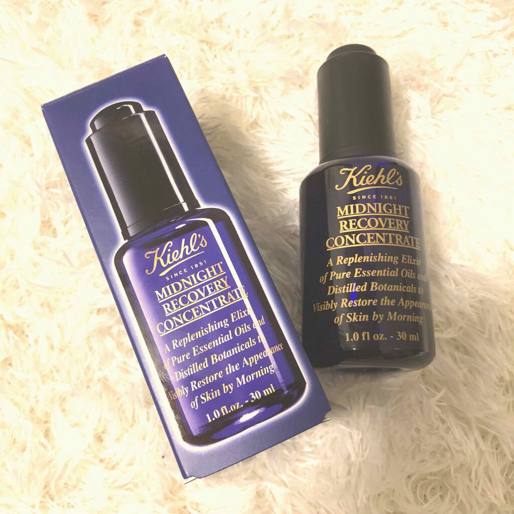 キールズ ミッドナイトボタニカル コンセントレート/Kiehl's/フェイスオイルを使ったクチコミ(1枚目)
