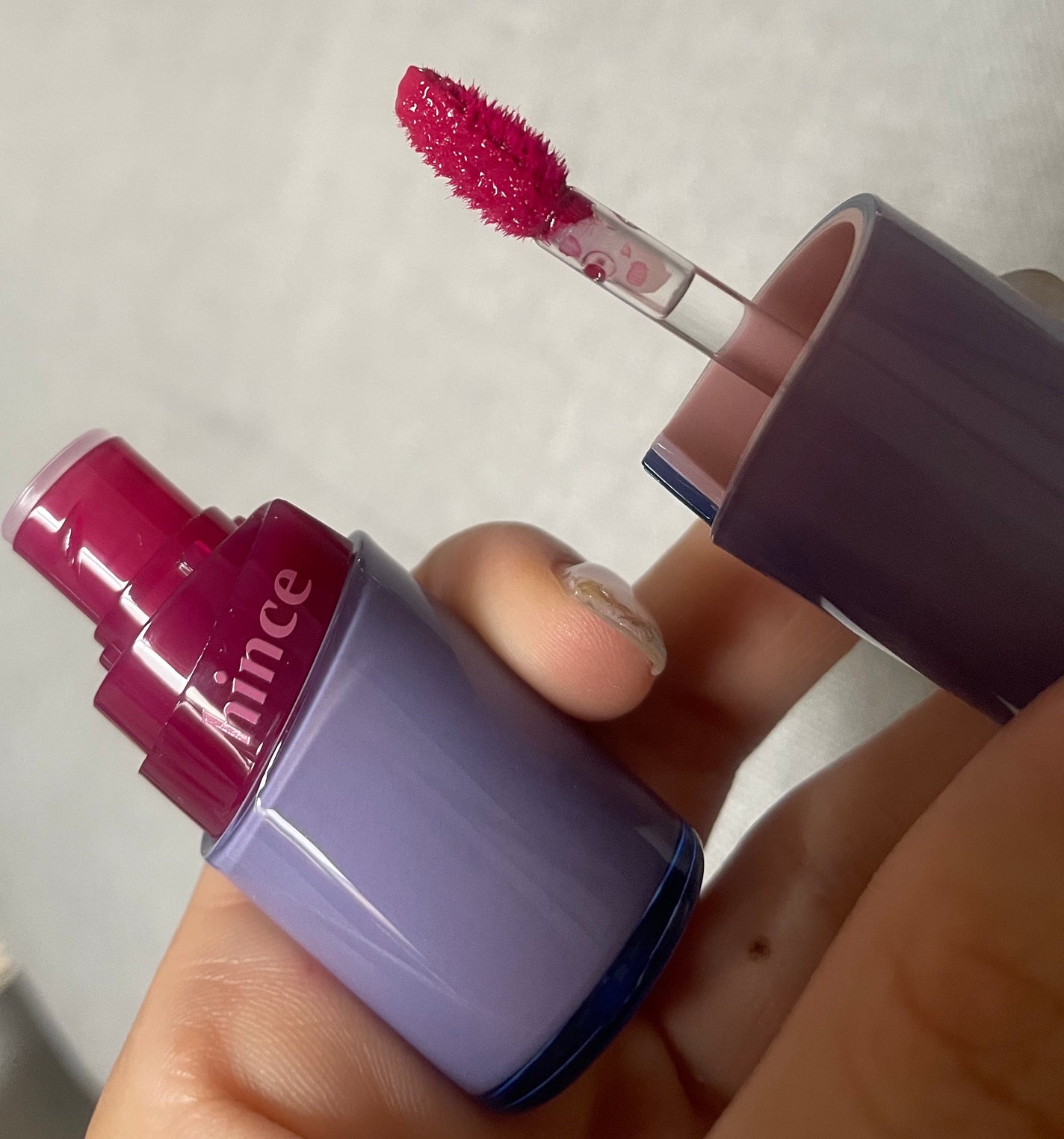 ロウグロウジェルティント/hince/リップティントを使ったクチコミ(3枚目)