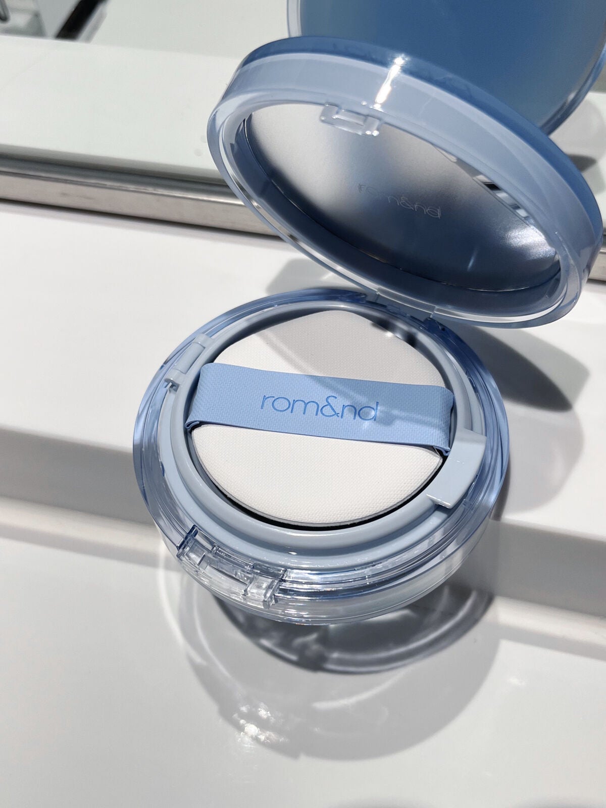 ベアウォータークッション/rom&nd/クッションファンデーションを使ったクチコミ(2枚目)