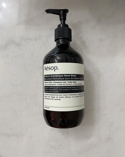 アンドラム アロマティック ハンドウォッシュ/Aesop/ハンドソープを使ったクチコミ(1枚目)
