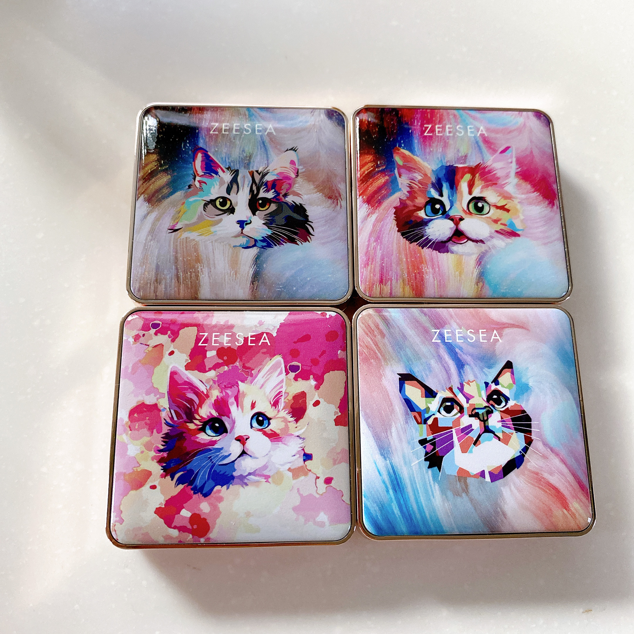 アニマルアイシャドウ(4シェード)/ZEESEA/アイシャドウパレットを使ったクチコミ（1枚目）