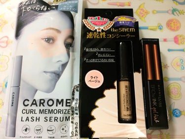 
【購入品】

カールメモライズラッシュセラム
 (CAROME.)

カバーパーフェクト 
チップ コンシーラー
 (the SAEM)

ブロウインク ジェルティント
 (MAYBELLINE NE