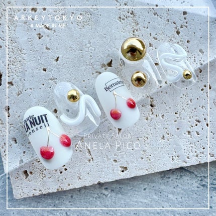 mamico on LIPS 「*🍒さくらんぼネイル🍒🗼ArkeyTokyoアンバサダーのma..」(1枚目)