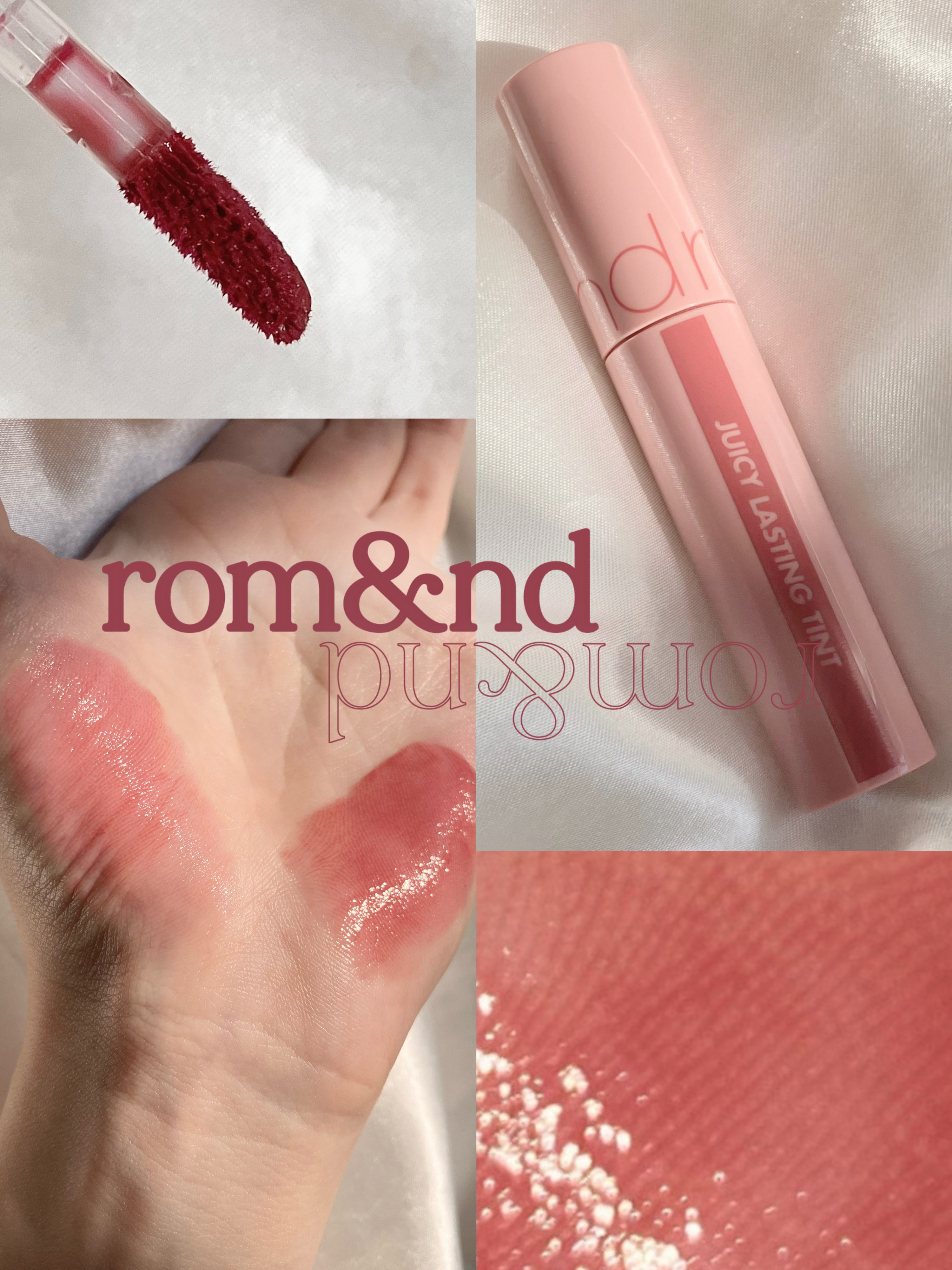 ジューシーラスティングティント/rom&nd/リップティントを使ったクチコミ（1枚目）