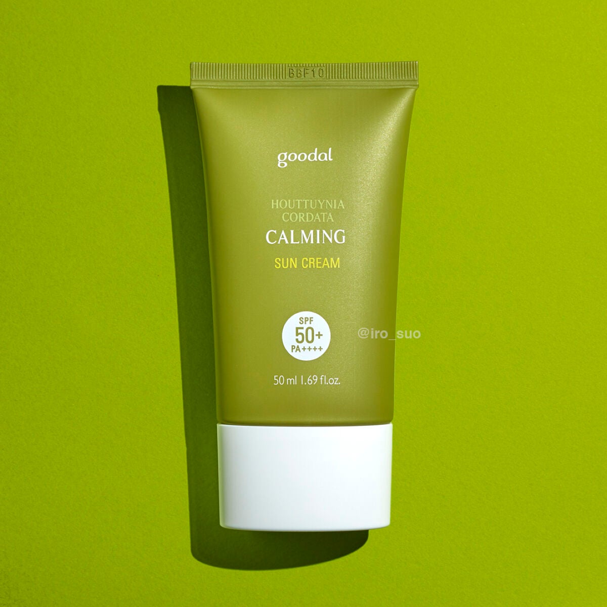 Houttuynia cordata Calming Sun /goodal/日焼け止めクリームを使ったクチコミ(2枚目)