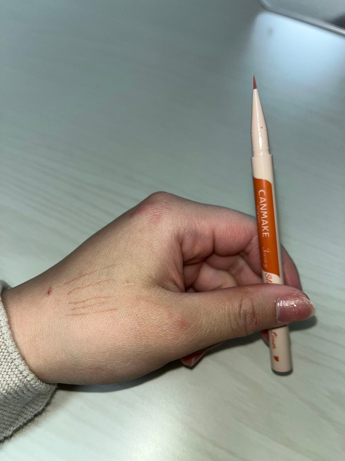 3wayスリムアイルージュライナー/キャンメイク/リキッドアイライナーを使ったクチコミ(1枚目)