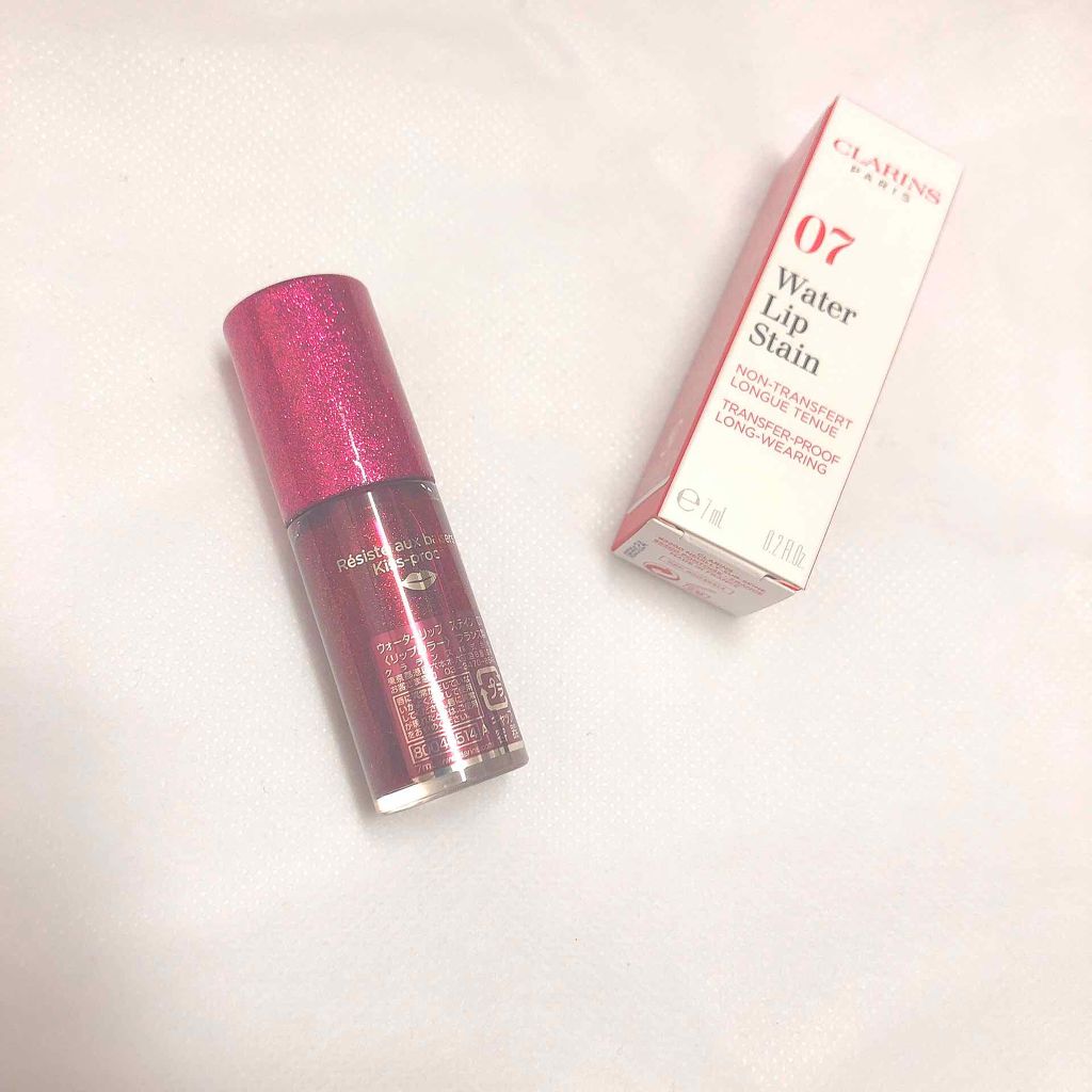 ウォーターリップ ステイン/CLARINS/リップグロスを使ったクチコミ（1枚目）