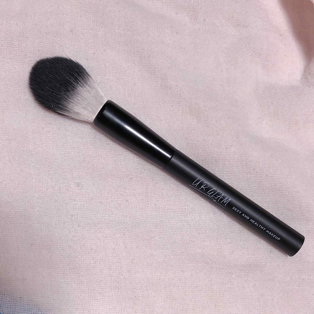 UR GLAM　FACE BRUSH/U R GLAM/メイクブラシを使ったクチコミ（1枚目）