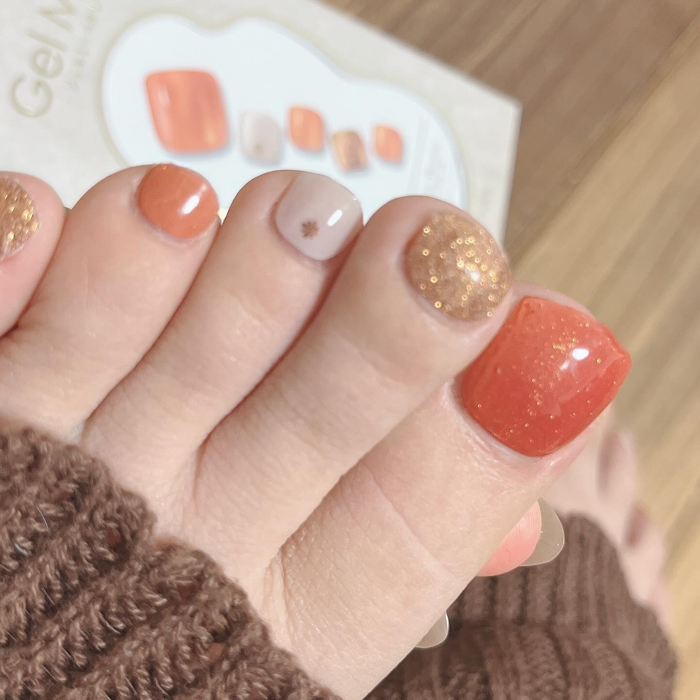 ジェルミーペタリー フット  L13 サンタモニカ/ジェルミーワン/ネイルシールを使ったクチコミ（2枚目）