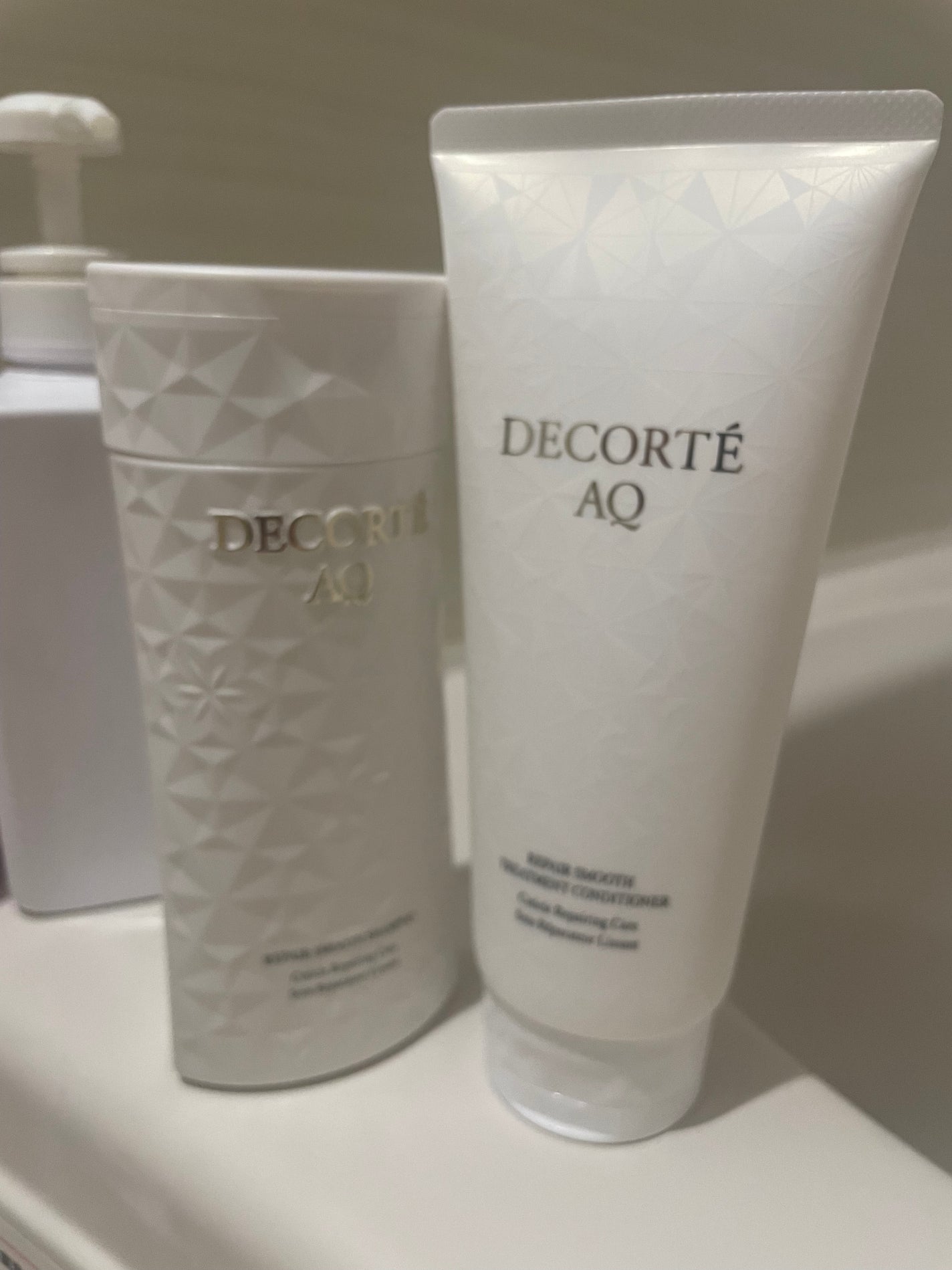 AQ リペア スムース シャンプー/トリートメント コンディショナー/DECORTÉ/市販シャンプーを使ったクチコミ(1枚目)