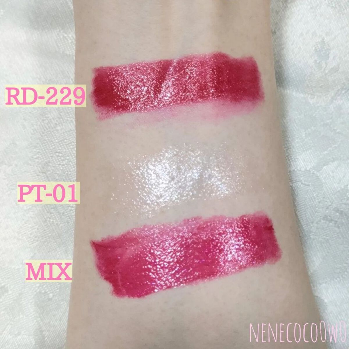 スキンシンクロルージュ/コフレドール/口紅を使ったクチコミ（2枚目）