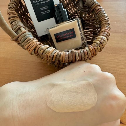アンリミテッド ケア ツヤ セラム ファンデーション/shu uemura/リキッドファンデーションを使ったクチコミ(3枚目)