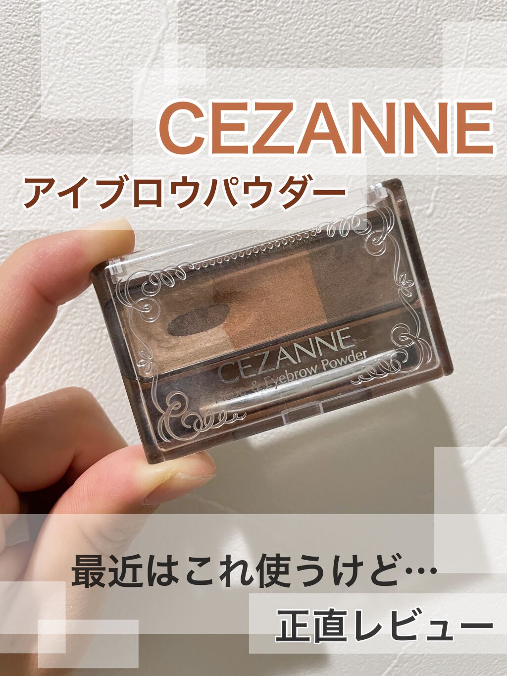 ノーズ&アイブロウパウダー/CEZANNE/パウダーアイブロウを使ったクチコミ(1枚目)