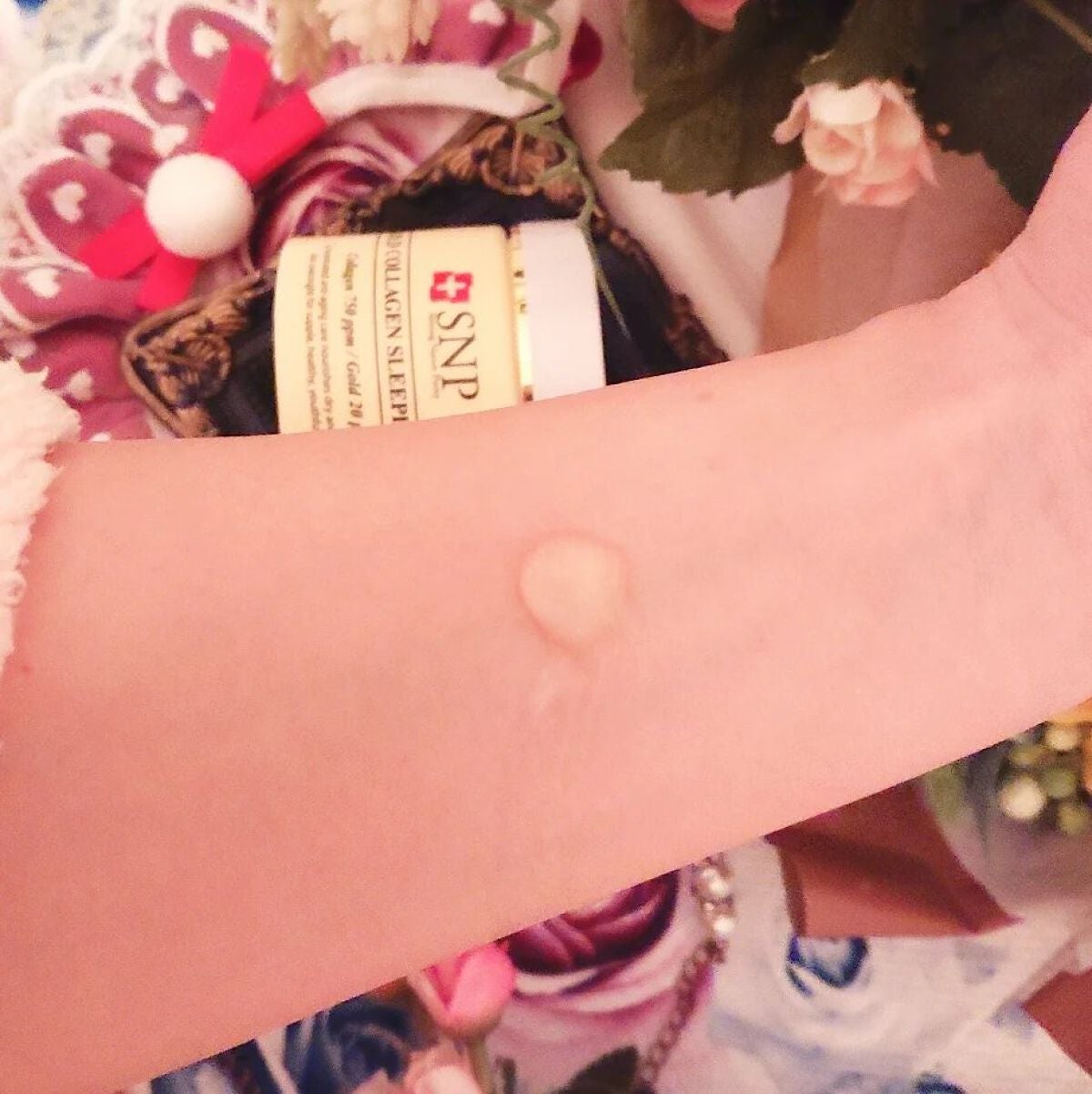 SNP ゴールド コラーゲン スリーピング パック/SNP/シートマスク・パックを使ったクチコミ(4枚目)