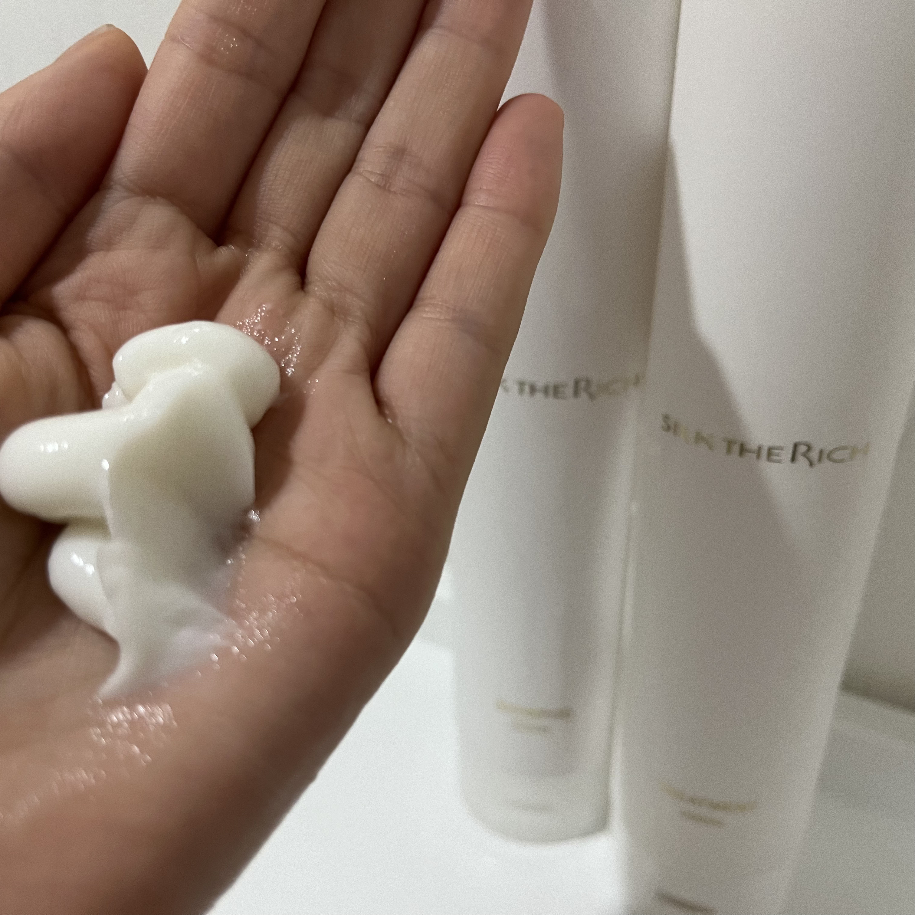 SILK THE RICH モイスト&リペア シャンプー・トリートメント/SILK THE RICH/市販シャンプーを使ったクチコミ（3枚目）