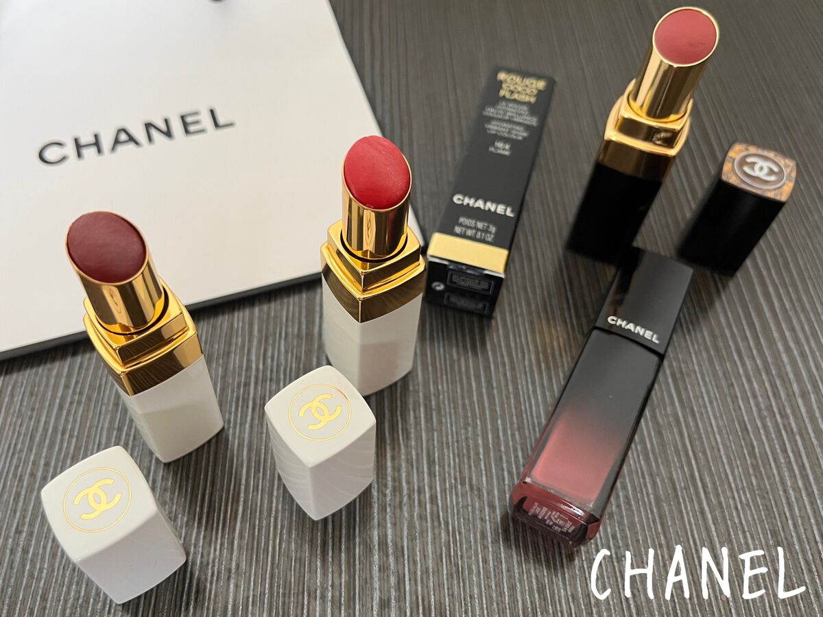 ルージュ ココ フラッシュ 164 フレイム/CHANEL/口紅を使ったクチコミ（1枚目）