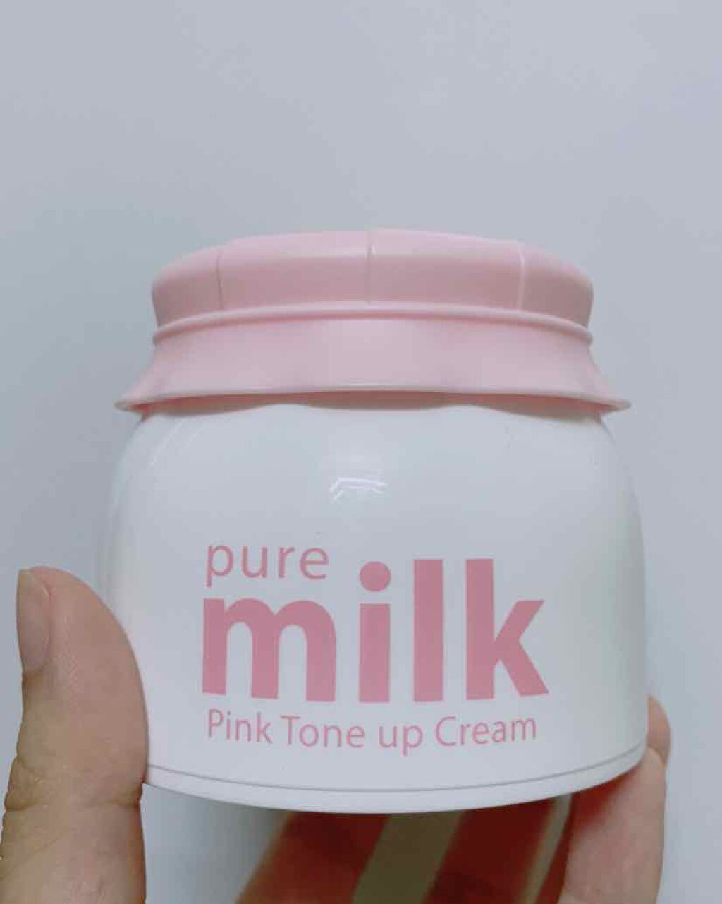 pure milk Pink Tone up Cream/the SAEM/化粧下地を使ったクチコミ（1枚目）