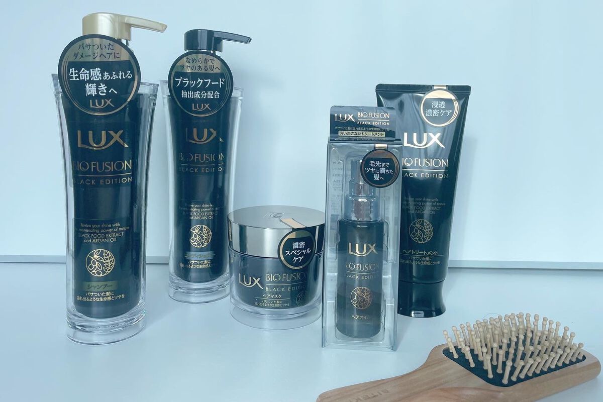 バイオフュージョン ブラックエディション/LUX/市販シャンプーを使ったクチコミ（1枚目）