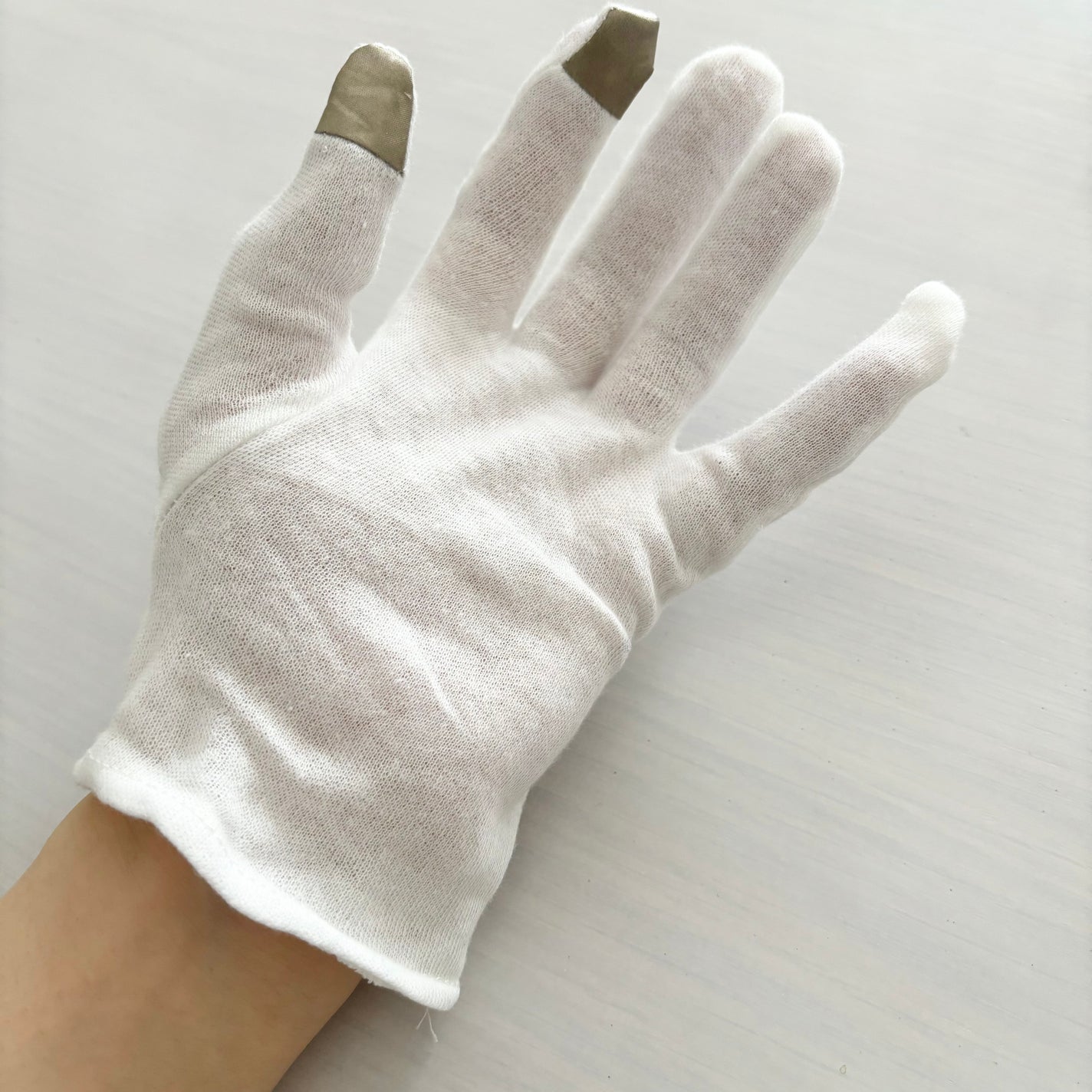 おやすみ手袋/セリア/ハンドクリームを使ったクチコミ(2枚目)