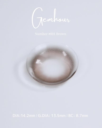 Number Series/Gemhour lens/カラーコンタクトレンズを使ったクチコミ(4枚目)