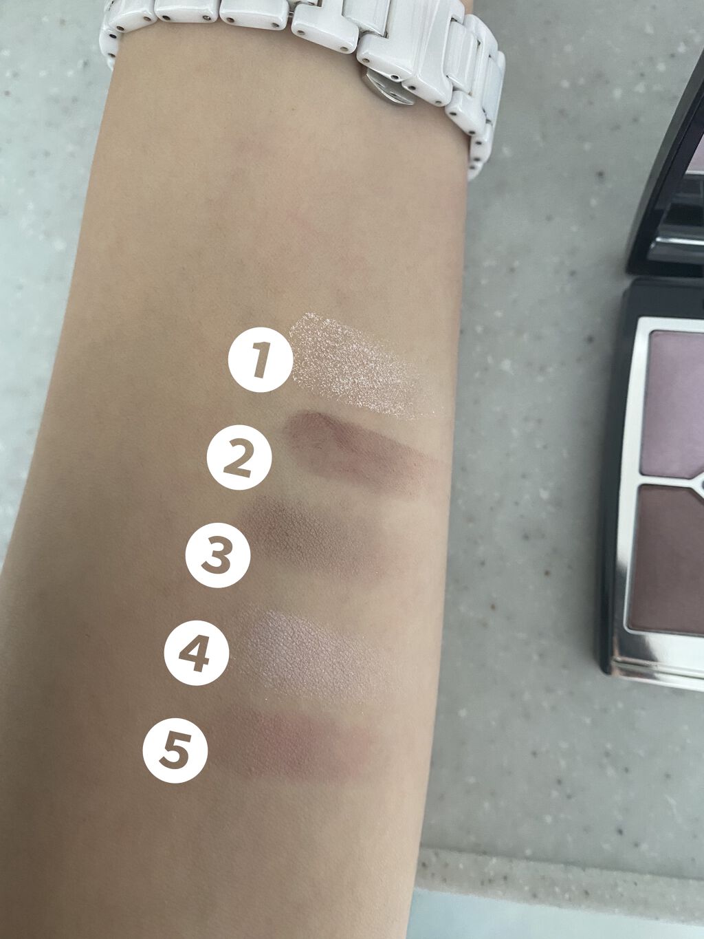 【旧】サンク クルール クチュール/Dior/アイシャドウパレットを使ったクチコミ（3枚目）